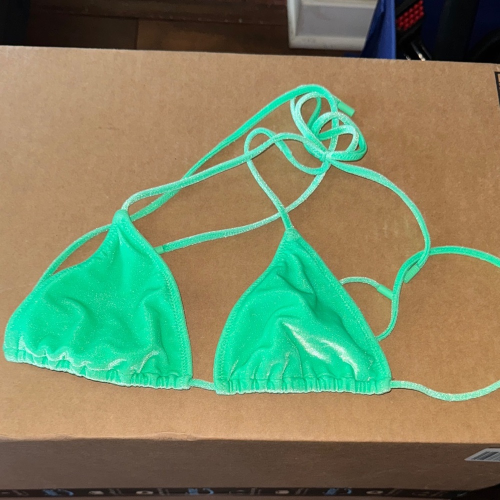 Triangl Swimwear lime Bikini Top